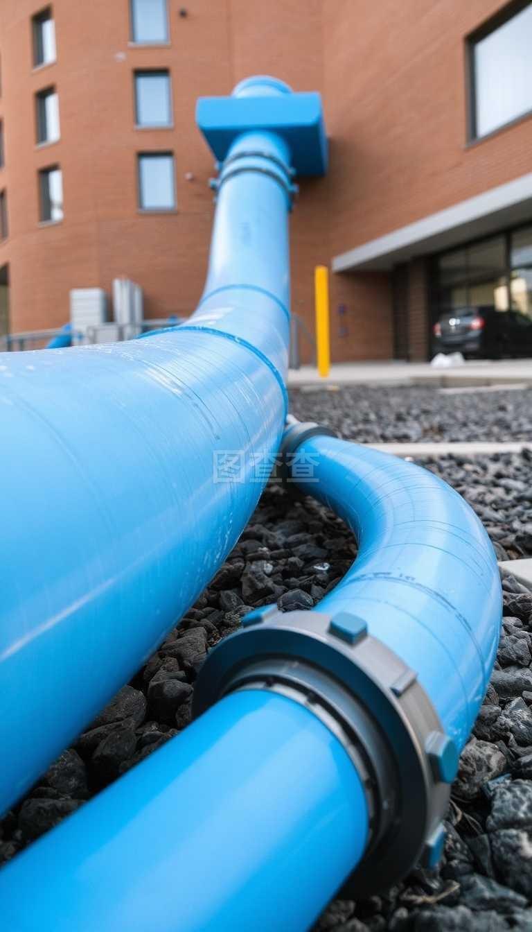 城市建筑中的供水管道
